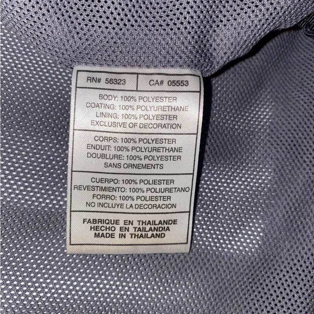NIKE GOLF Size X-Large Zip Up Mens Storm Fit Windbreaker Jacket Gray W/Yellow - Picture 6 of 11